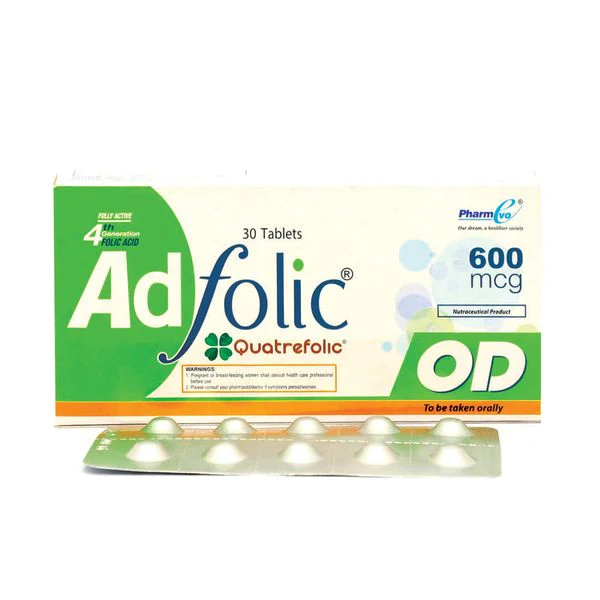 AD FOLIC OD 600MCG TAB