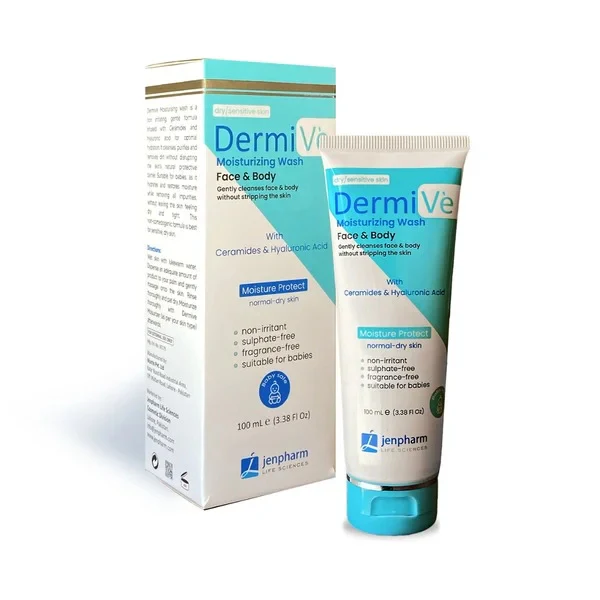 DERMIVE FACE AND BODY WASH 100ML