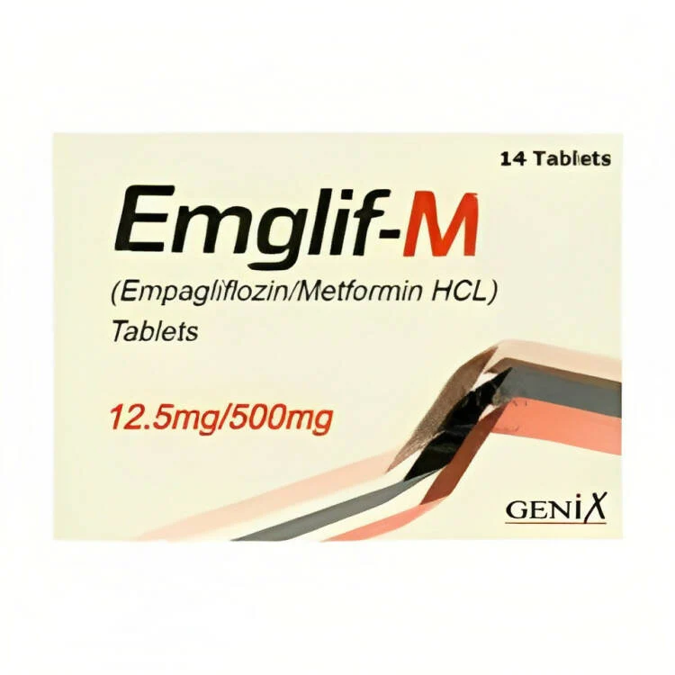 EMGLIF-M TAB 12.5MG / 500MG 14S