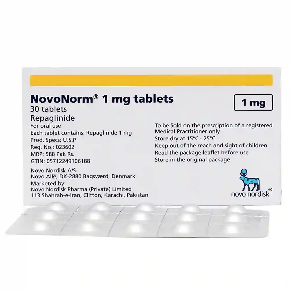 NOVONORM 1MG TAB