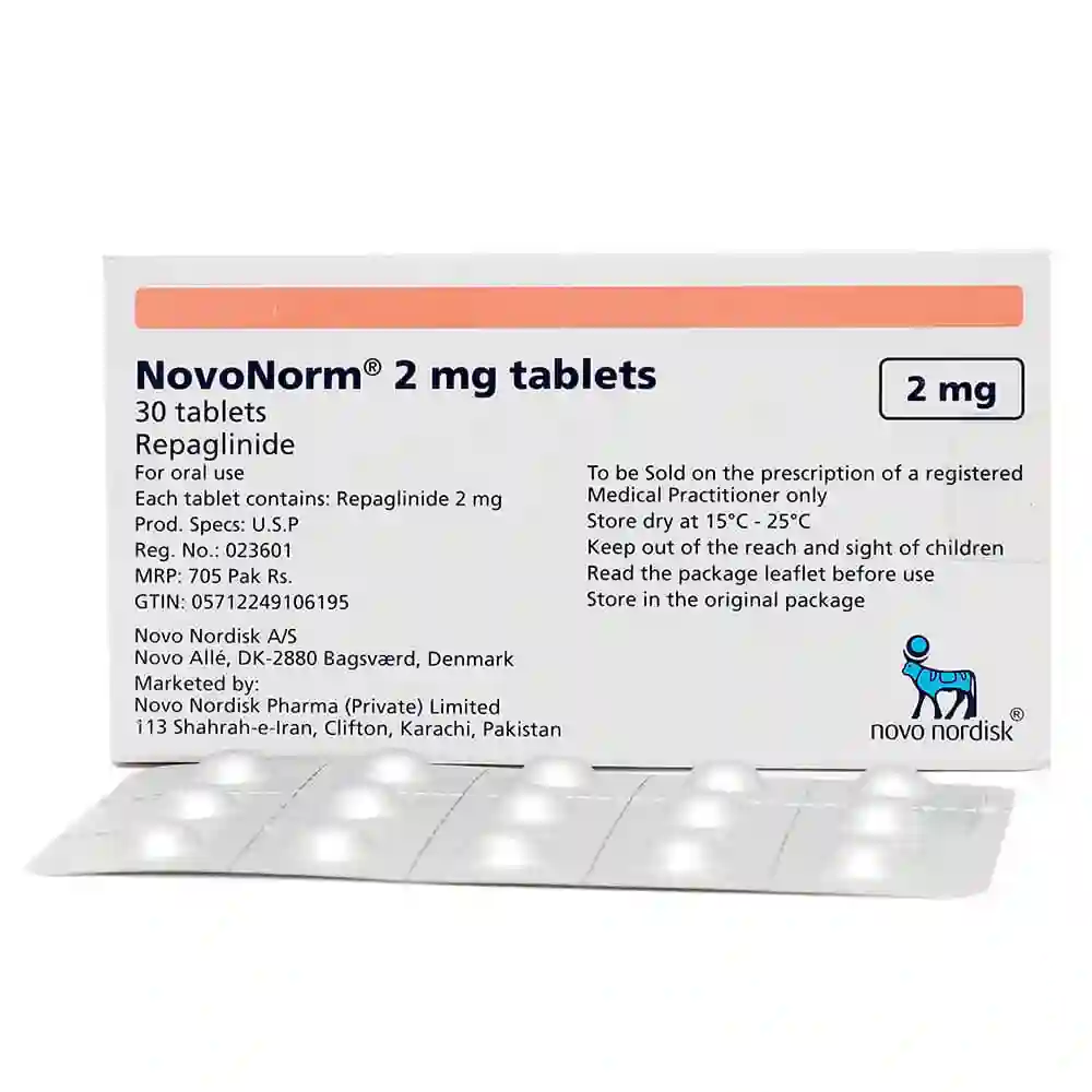 NOVONORM 2MG TAB